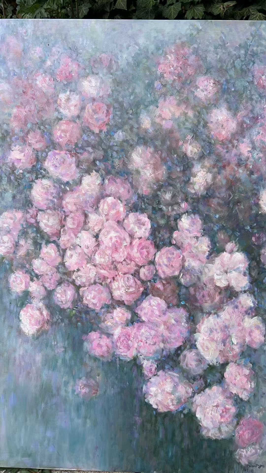 "Blüten im Licht", 70x100cm, Öl auf Leinwand, Xiaoping Xu - SETL
