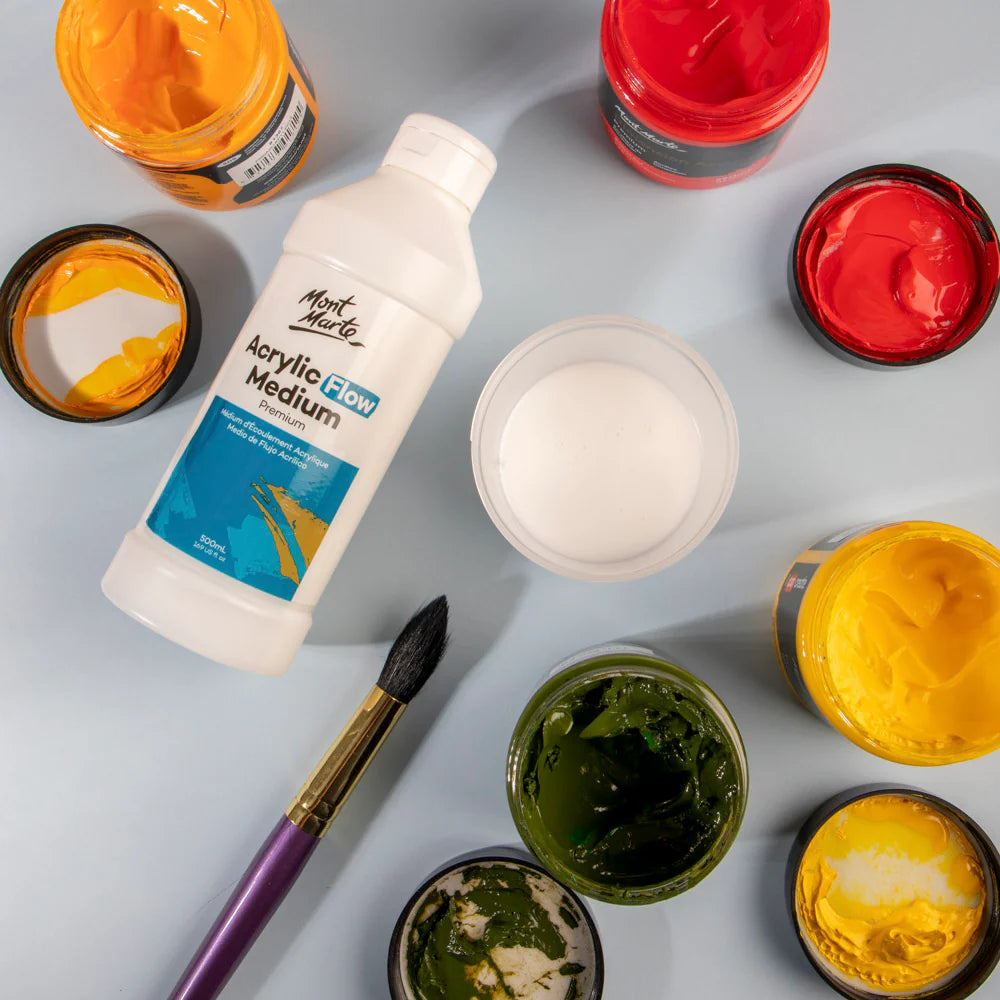 Mont Marte Premium Acrylic Flow Medium - 500ml - SETL