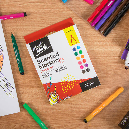 Mont Marte Discovery Duftmarker 12-teilig - SETL
