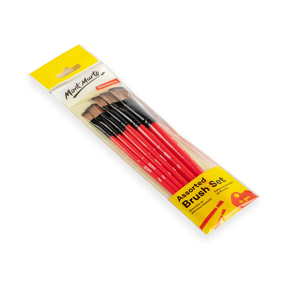Mont Marte Flachpinsel Set 6-teilig - SETL