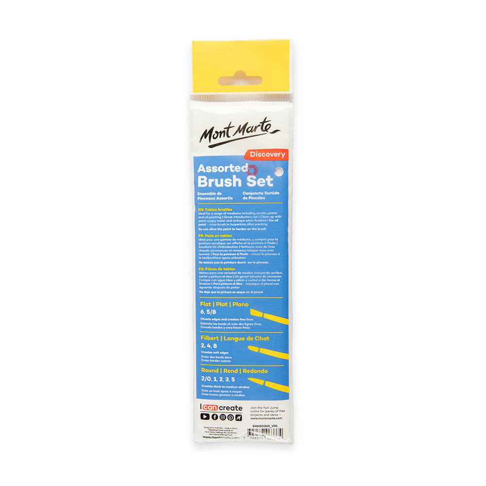 Mont Marte Discovery Pinselset 10-teilig - SETL