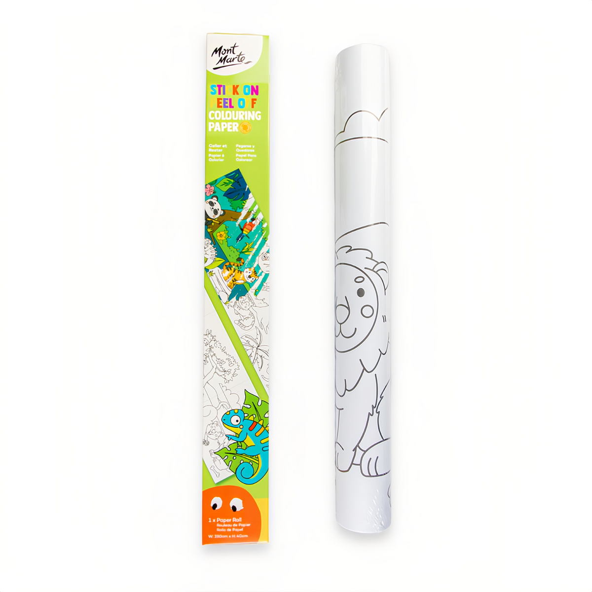 Mont Marte Zeichenrolle – Jungle Safari, 280x40cm, selbstklebend - SETL