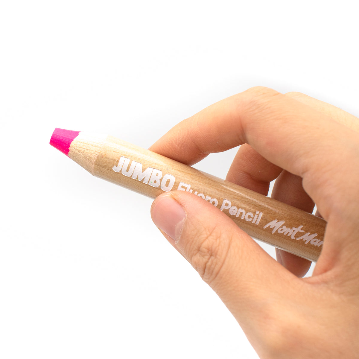 Mont Marte Jumbo Buntstifte Set  - 5 Neonstifte mit 1 Bleistiftspitzer - SETL