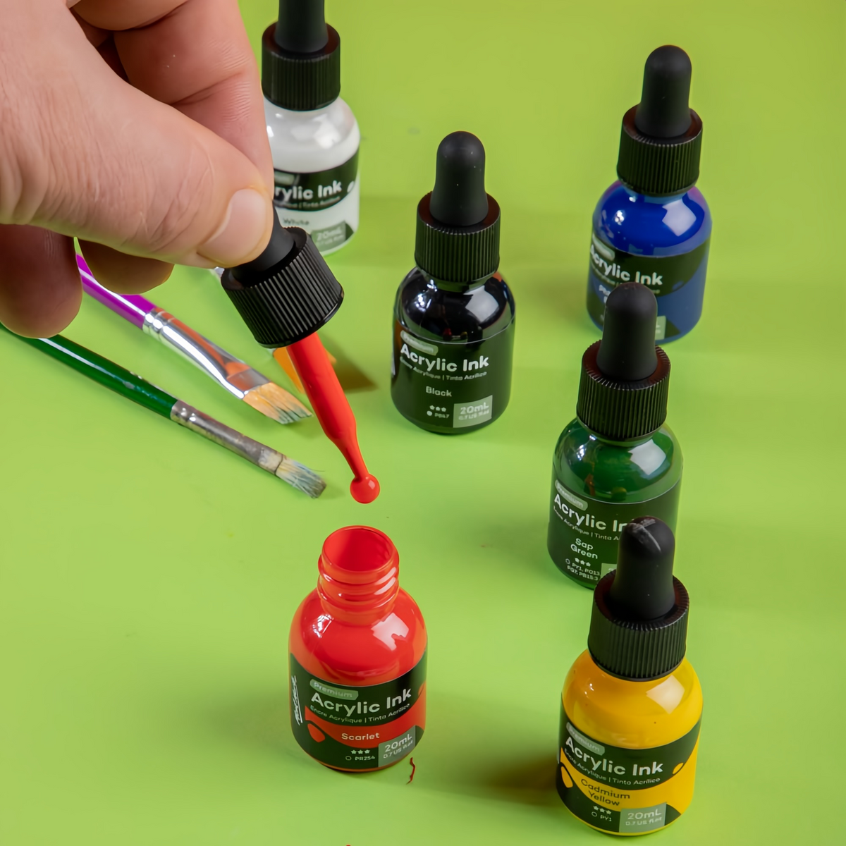 Mont Marte Premium Acryl Ink Set – 6 / 12 Farben - SETL