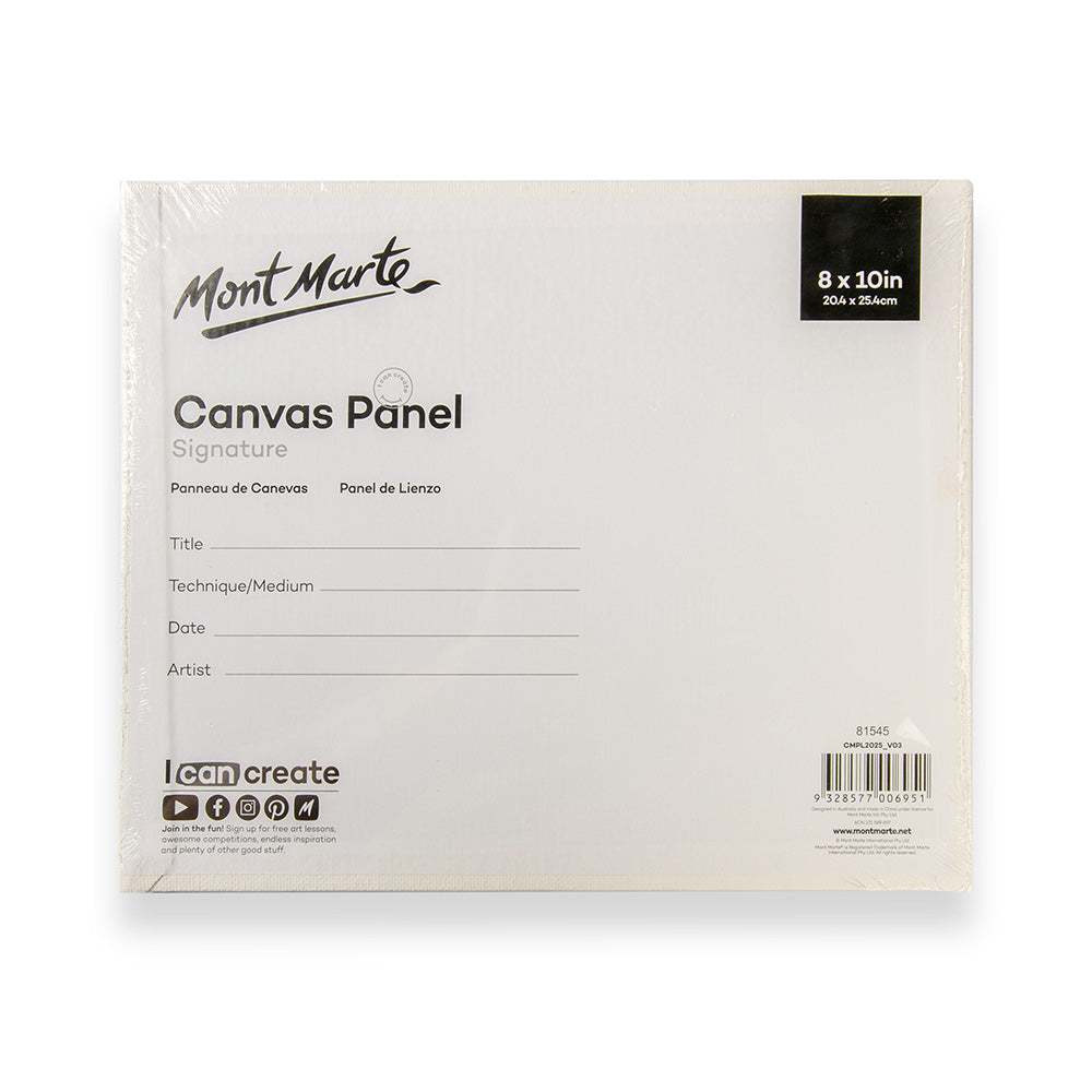 Mont Marte Leinwandplatten 20,4 x 25,4 cm, 2er Set - SETL