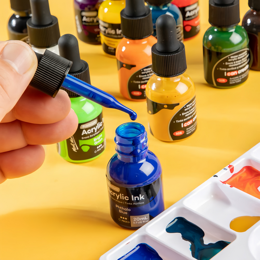 Mont Marte Premium Acryl Ink Set – 6 / 12 Farben - SETL