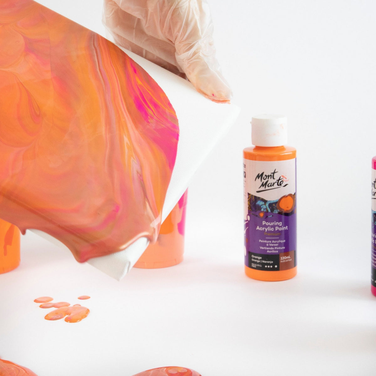 Mont Marte Acrylic Pouring Medium -  240ml/ 1 Liter - SETL