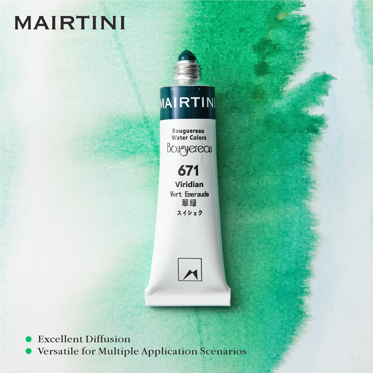 Mairtini Bouguereau Künstler-Aquarellfarben-Set, 24 Farben, 8/15 ml - SETL