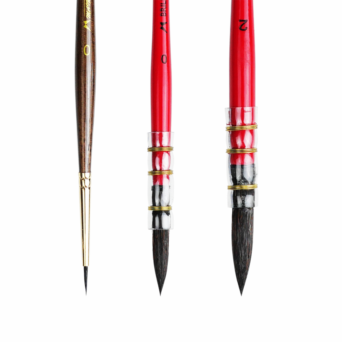 MAIRTINI Profi-Aquarellpinsel-Set 1098&SS93 – Premium Eichhörnchenhaar-Mix für anspruchsvolle Aquarelltechniken - SETL