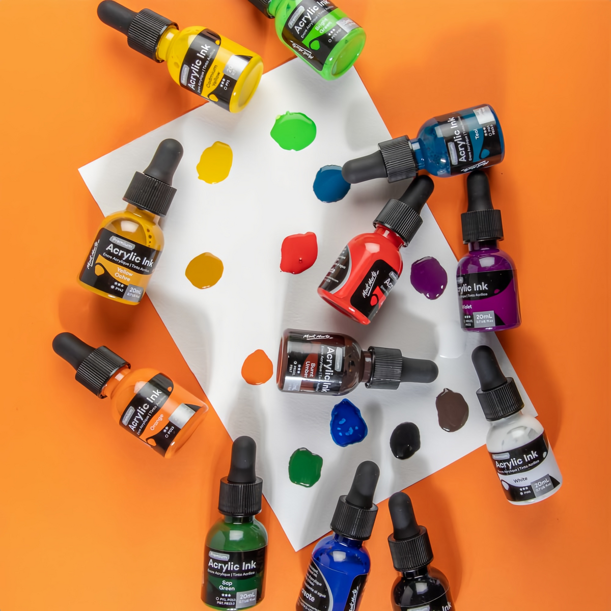 Mont Marte Premium Acryl Ink Set – 6 / 12 Farben - SETL
