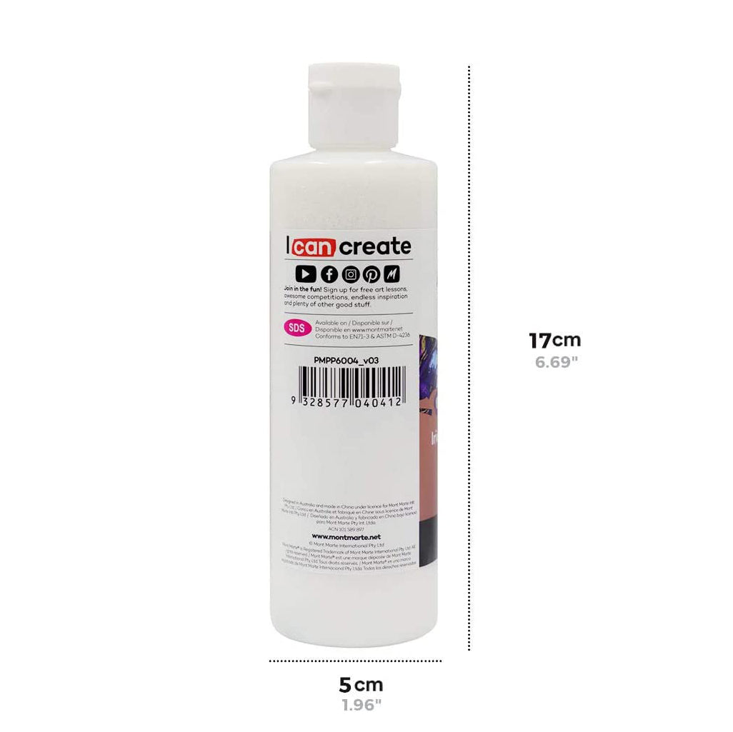 Mont Marte Acryl Firnis - 240ml, Irisierender Glanz - SETL