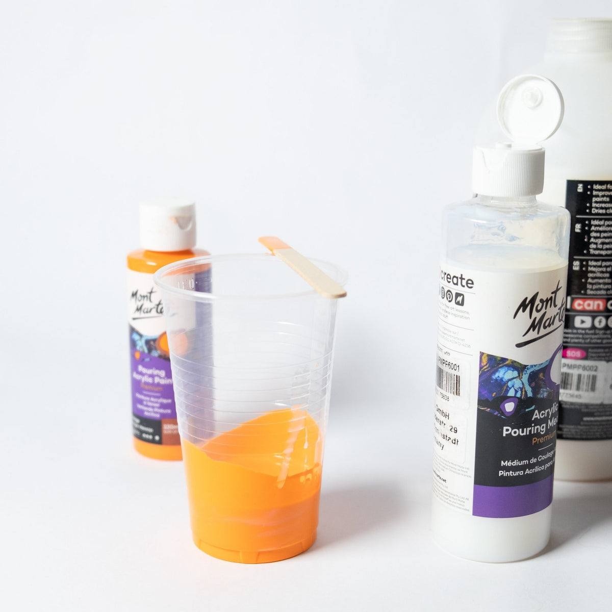Mont Marte Acrylic Pouring Medium -  240ml/ 1 Liter - SETL