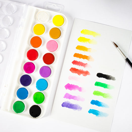 Mont Marte Discovery Aquarell Set – 16 / 36 Farben inkl. Nylonpinsel - SETL