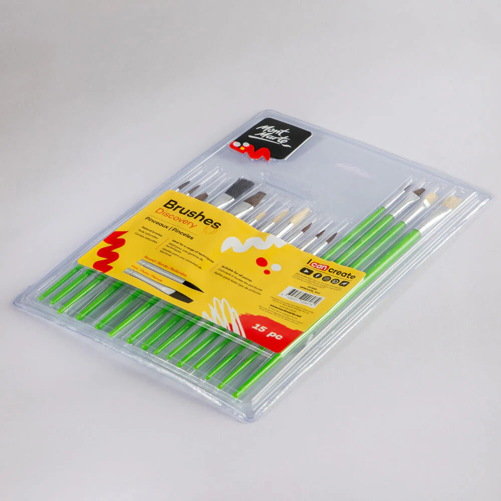 Mont Marte Discovery Pinselset 15-teilig - SETL