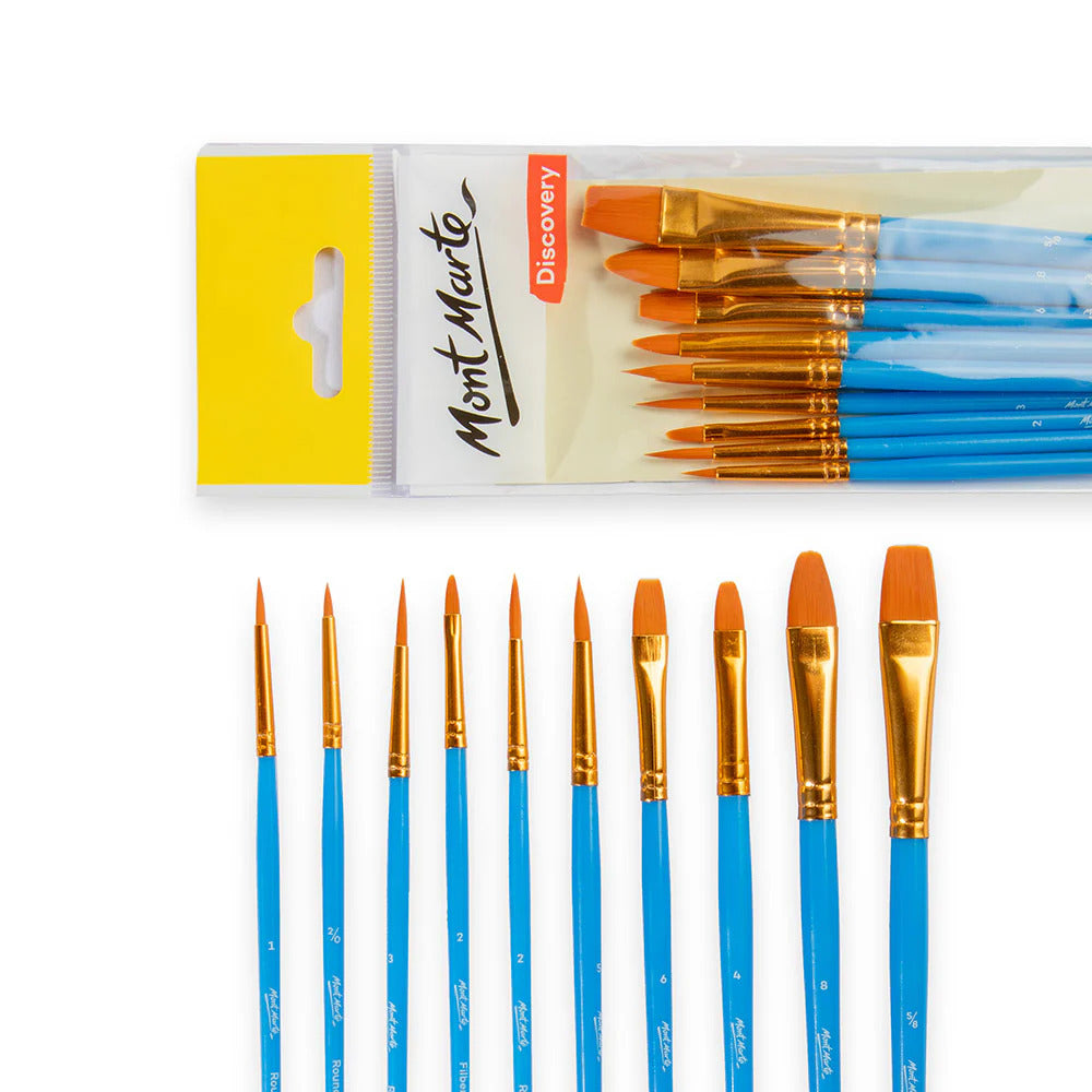 Mont Marte Discovery Pinselset 10-teilig - SETL