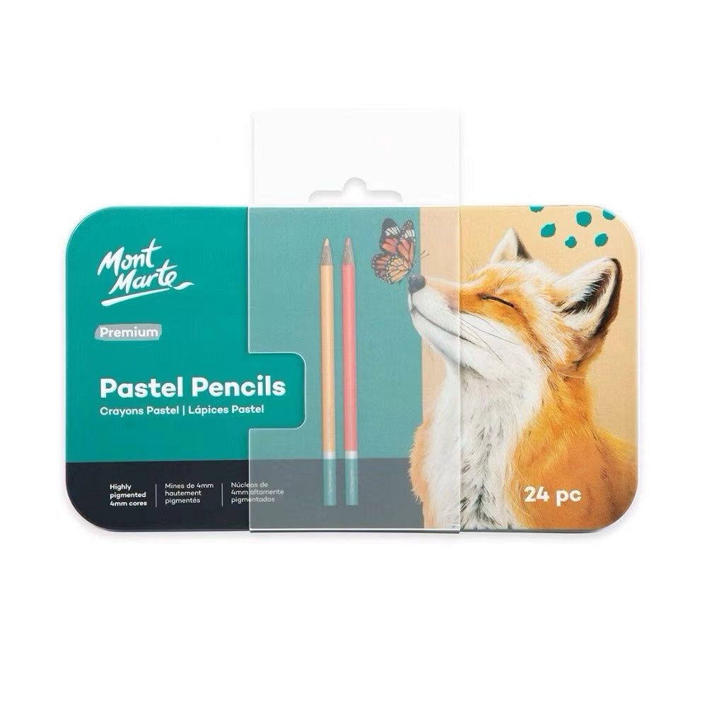 Mont Marte Pastellstifte Set 24er in Metallbox - SETL