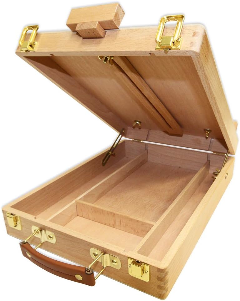Mont Marte Signature Tischboxstaffelei – aus Buchenholz - 9,5cm hoch - SETL