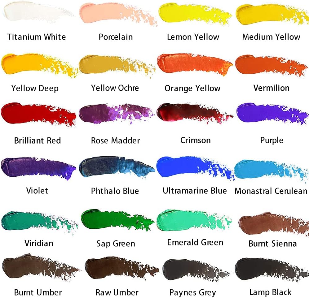 Mont Marte SIGNATURE Ölfarben Set – 24 x 12 ml - SETL