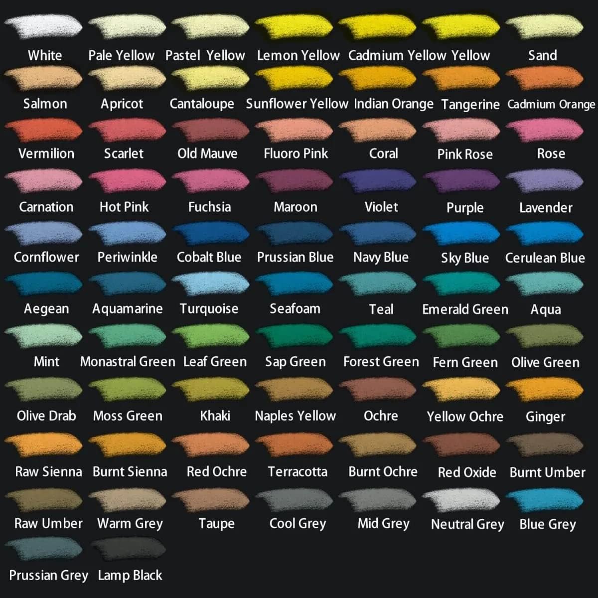 Mont Marte Pastellkreiden Set - 36 /  72 Farben - SETL