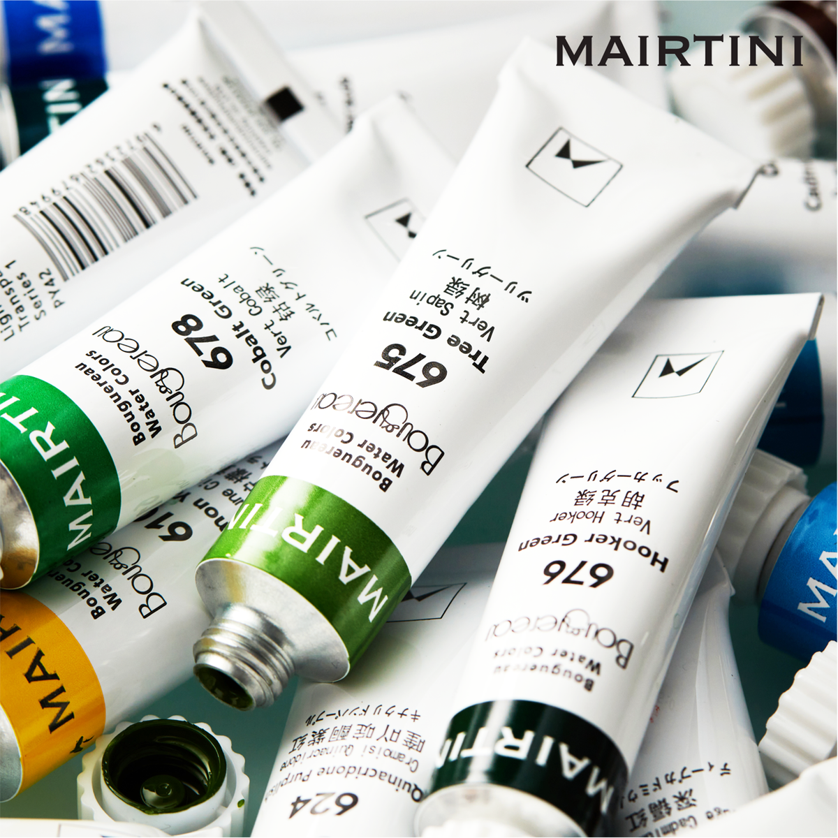 Mairtini Bouguereau Künstler-Aquarellfarben-Set, 24 Farben, 8/15 ml - SETL