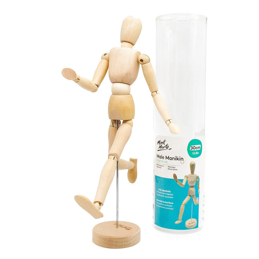 Mont Marte Gliederpuppe - 30cm hoch - SETL
