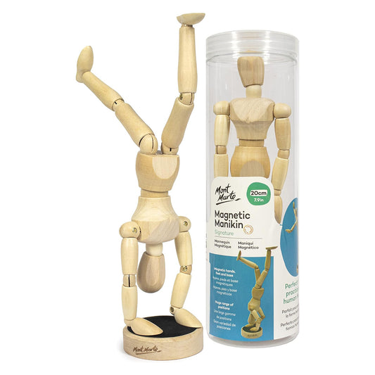 Mont Marte Gliederpuppe - 20cm hoch, magnetisch - SETL