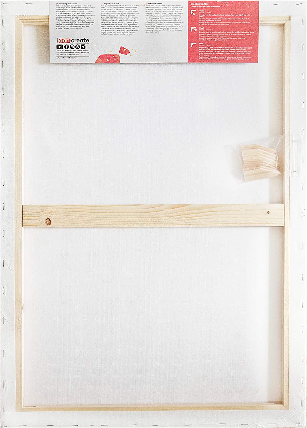 Mont Marte Signature Single Thick Leinwand – umweltfreundlich grundierte Baumwolle - SETL
