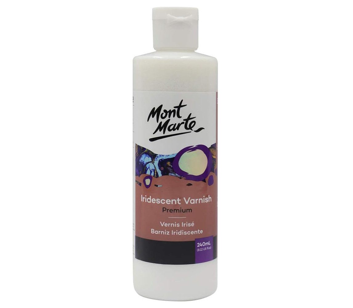 Mont Marte Acryl Firnis - 240ml, Irisierender Glanz - SETL