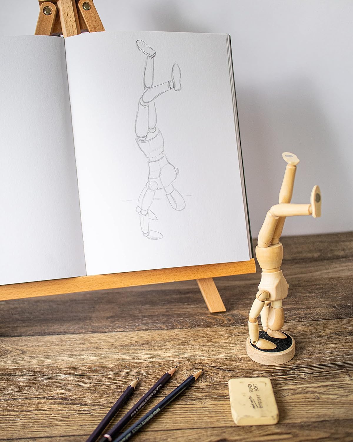 Mont Marte Gliederpuppe - 20cm hoch, magnetisch - SETL