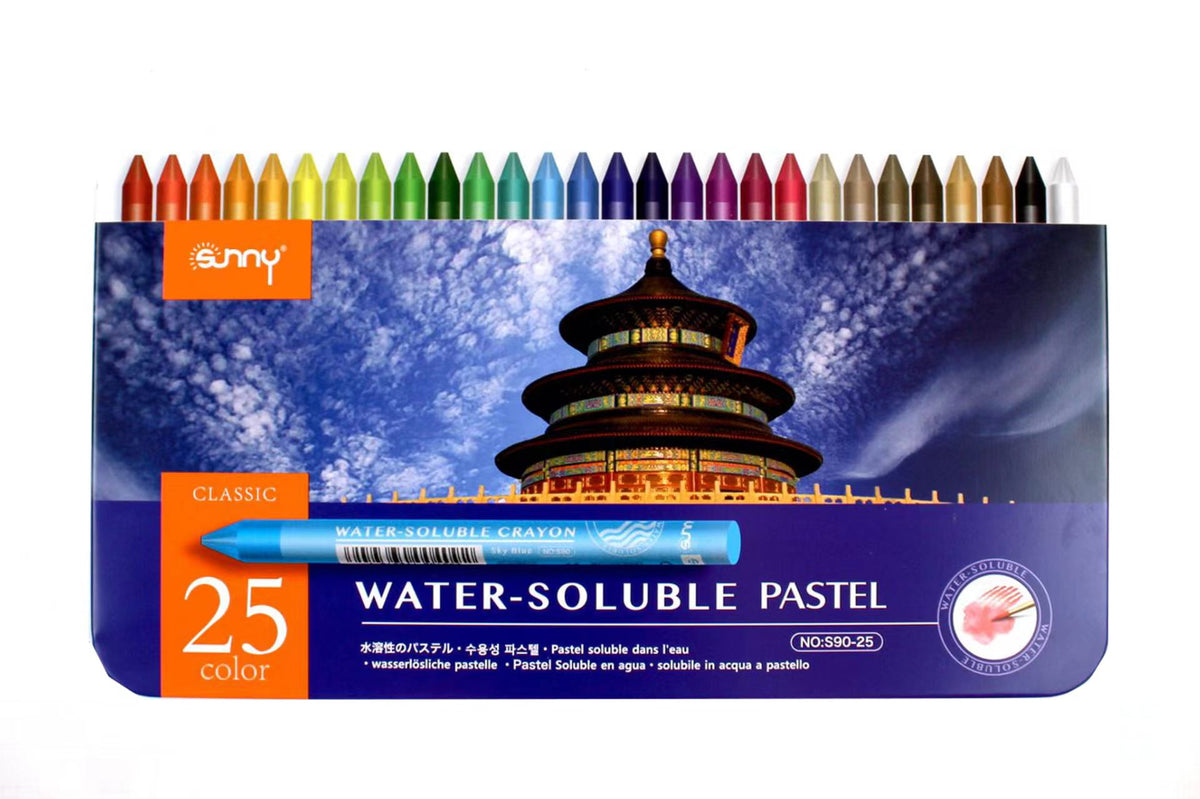 Sunny Aquarelle Pastellkreide - 12 / 25  Farben - SETL