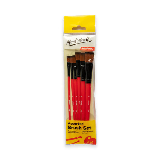 Mont Marte Flachpinsel Set 6-teilig - SETL
