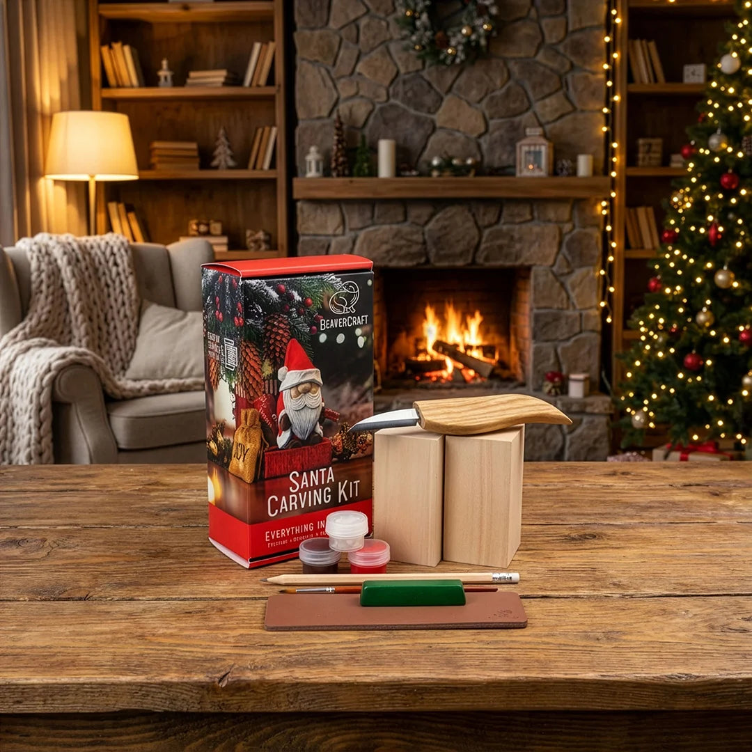 Beaver Craft Weihnachtsmann-Schnitzset - SETL