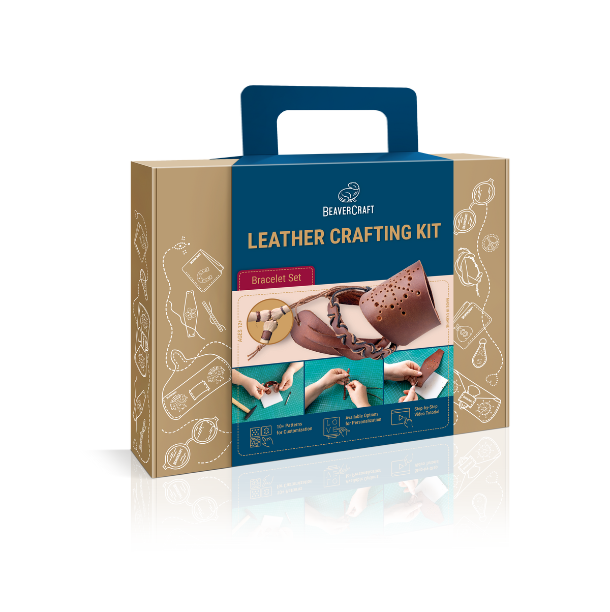 Beaver Craft Lederhandwerksset „Armbandset“ - SETL
