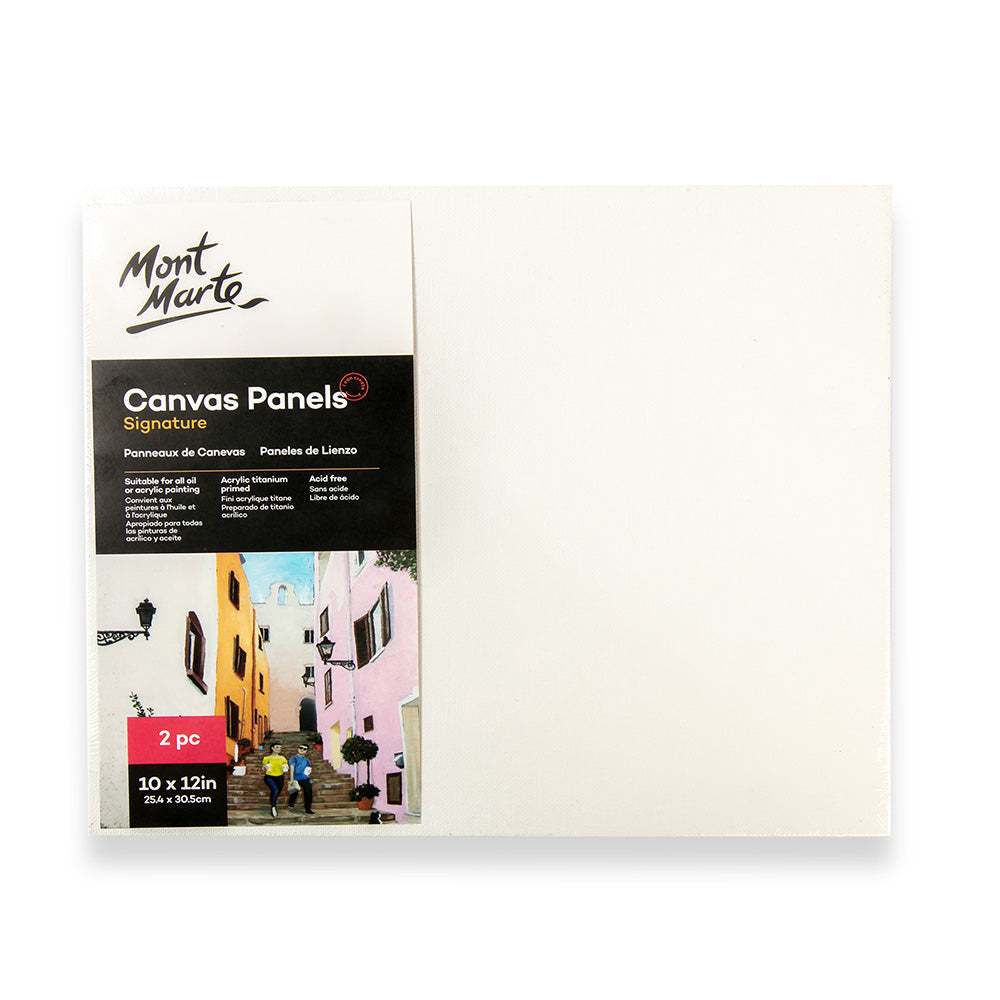 Mont Marte Leinwandplatten 25,4 x 30,5 cm, 2er Set - SETL