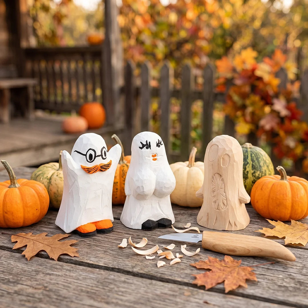 Beaver Craft Halloween - Geister-Holzschnitzset - SETL