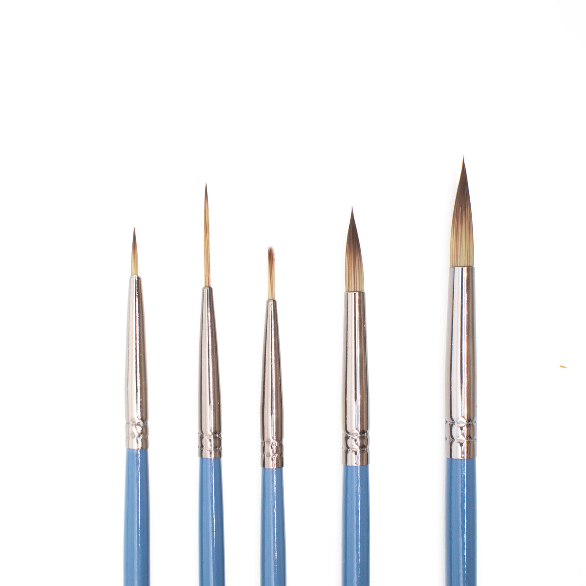 Artecho Nylon Borsten Pinselset - 15 Pinsel, 1 Spachtelmesser und 1 Schwamm - SETL