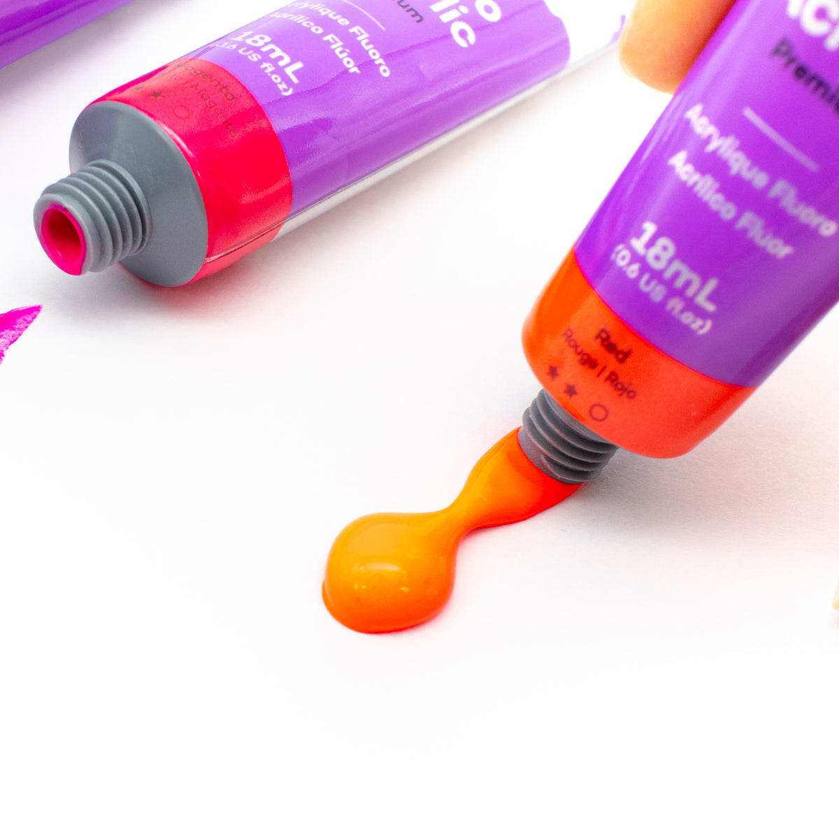 Mont Marte Acrylfarben Set Neon – 8x18ml in Tuben - SETL