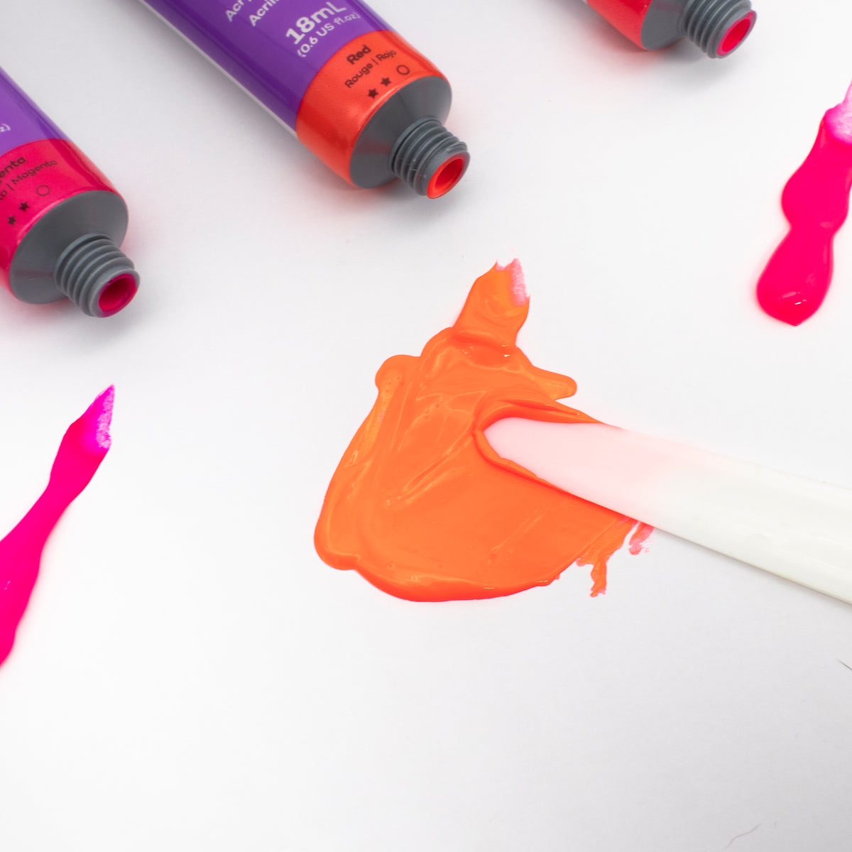 Mont Marte Acrylfarben Set Neon – 8x18ml in Tuben - SETL