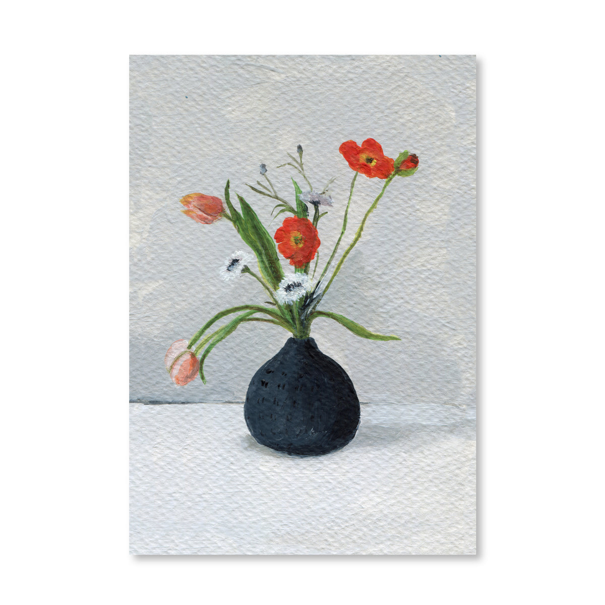 Bild 10,5cm*10cm - Ikebana Schlafmohn - SETL