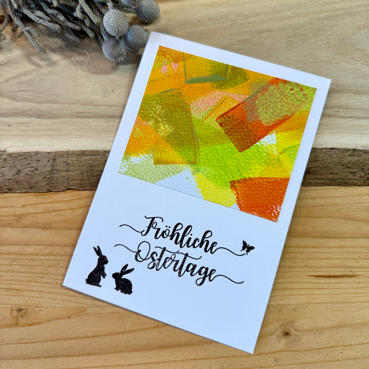 Original handgemalte Osterkarte von JanisColorArt - SETL