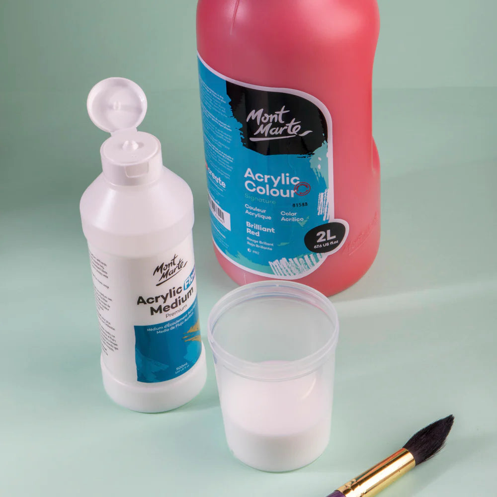 Mont Marte Premium Acrylic Flow Medium - 500ml - SETL
