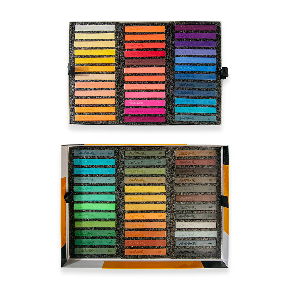 Mont Marte Weiche Pastellkreiden 72 Farben - SETL