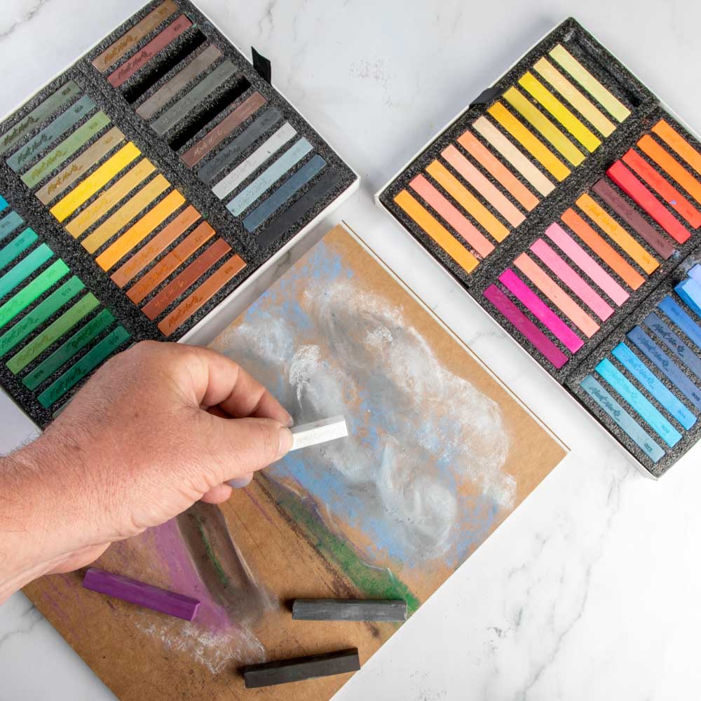 Mont Marte Weiche Pastellkreiden 72 Farben - SETL