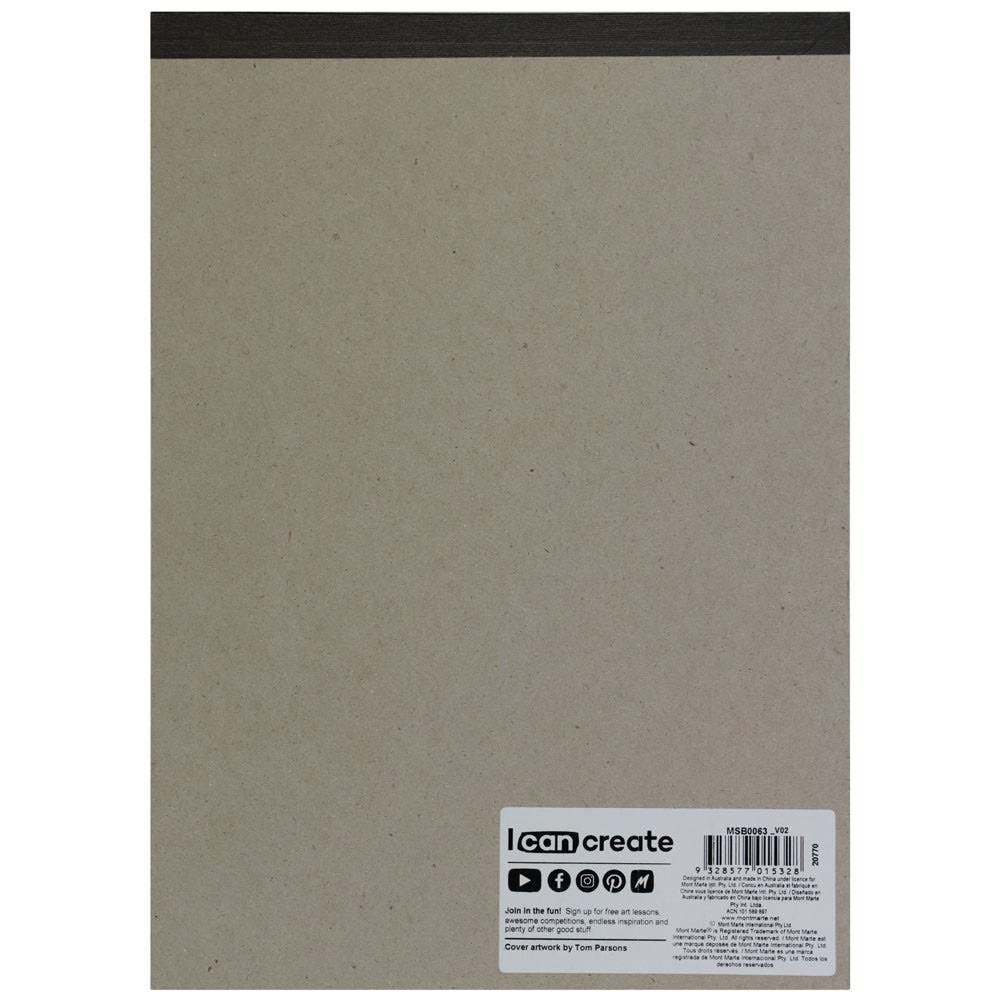 Mont Marte Aquarellblock 180 g/m² – 15 Blatt, A4 - SETL