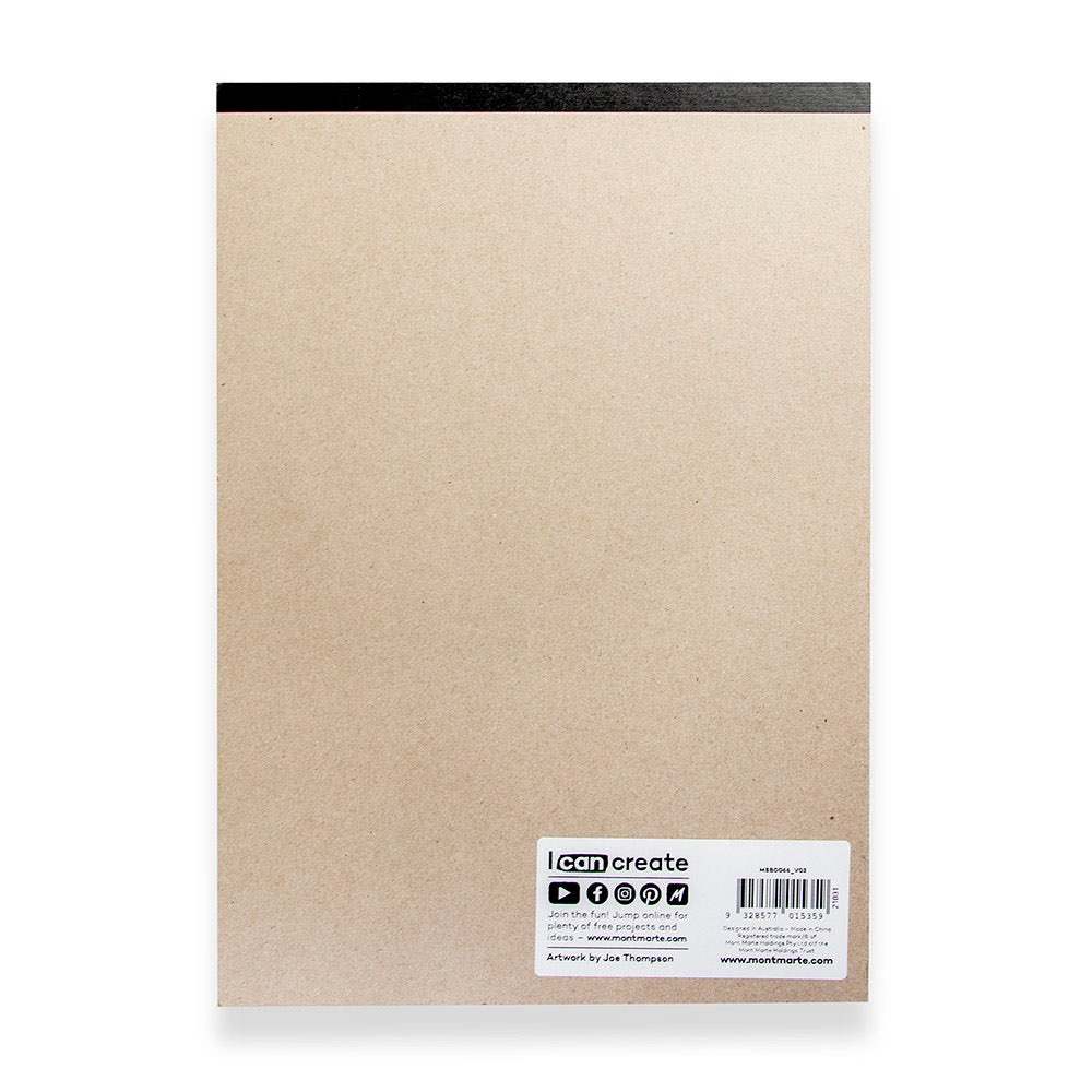 Mont Marte Aquarellblock 300 g/m² – 12 Blatt, A4 - SETL