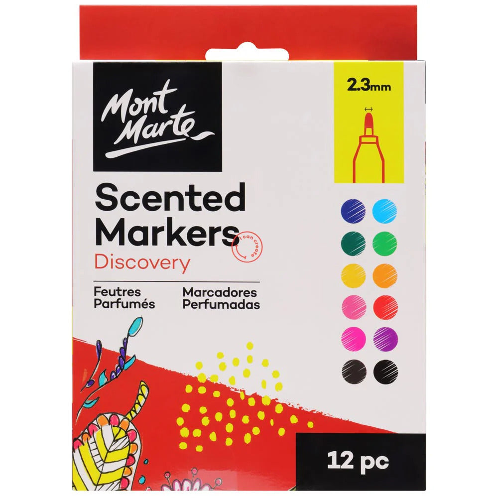 Mont Marte Discovery Duftmarker 12-teilig - SETL