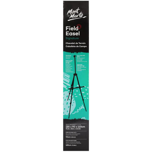 Mont Marte Feldstaffelei aus Aluminium, höhenverstellbar, für Leinwände bis 90 cm - SETL