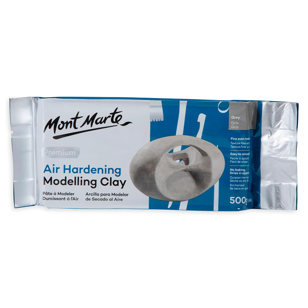 Mont Marte Lufttrocknende Modelliermasse 500 g Grau - SETL