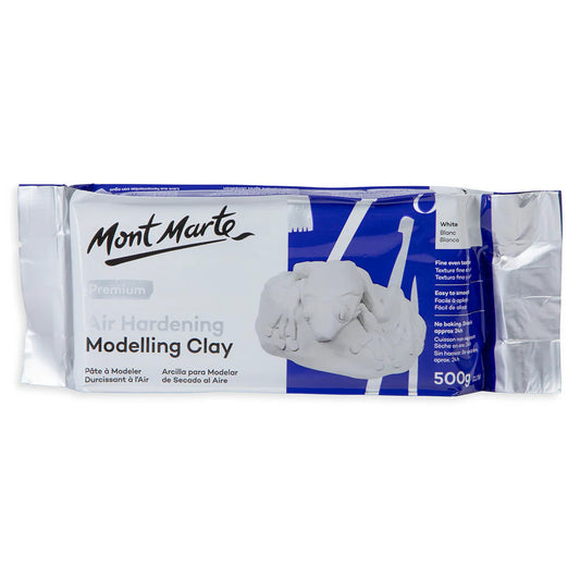 Mont Marte Lufttrocknende Modelliermasse Weiß 500 g - SETL