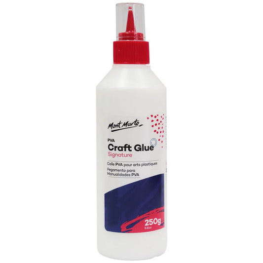 Mont Marte PVA Bastelkleber 250 g mit feiner Dosierspitze - SETL